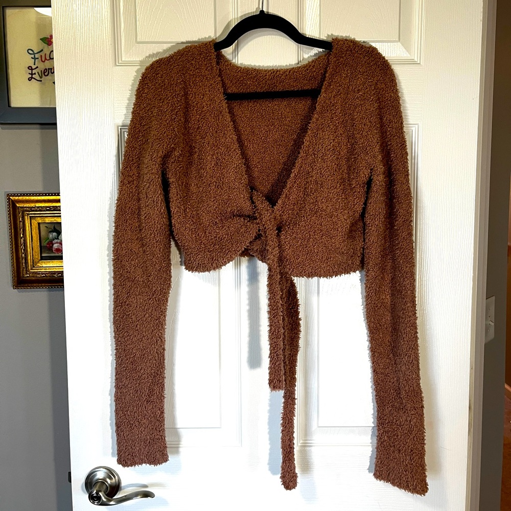 SKIMS Cozy Wrap Long-sleeve Top - L/XL